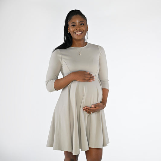 Welmi Dress in Taupe